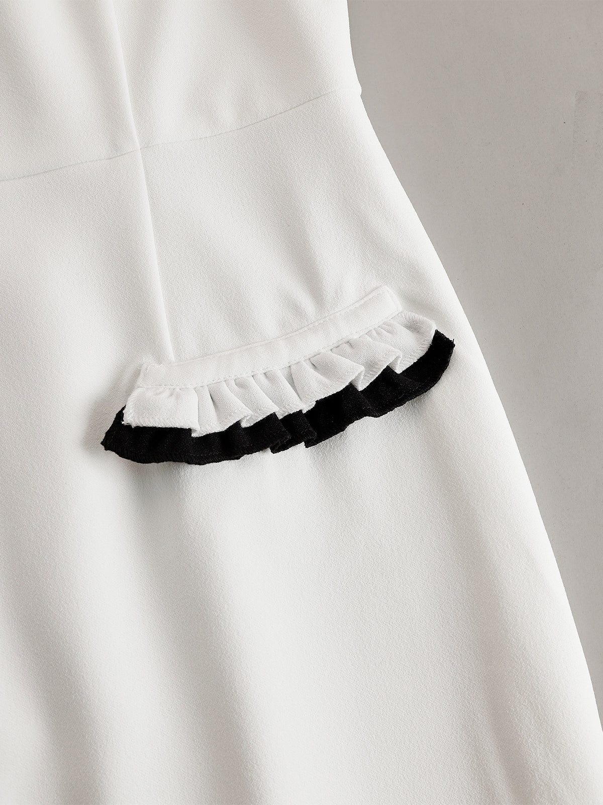 Goldie Black Ruffle Midi Dress