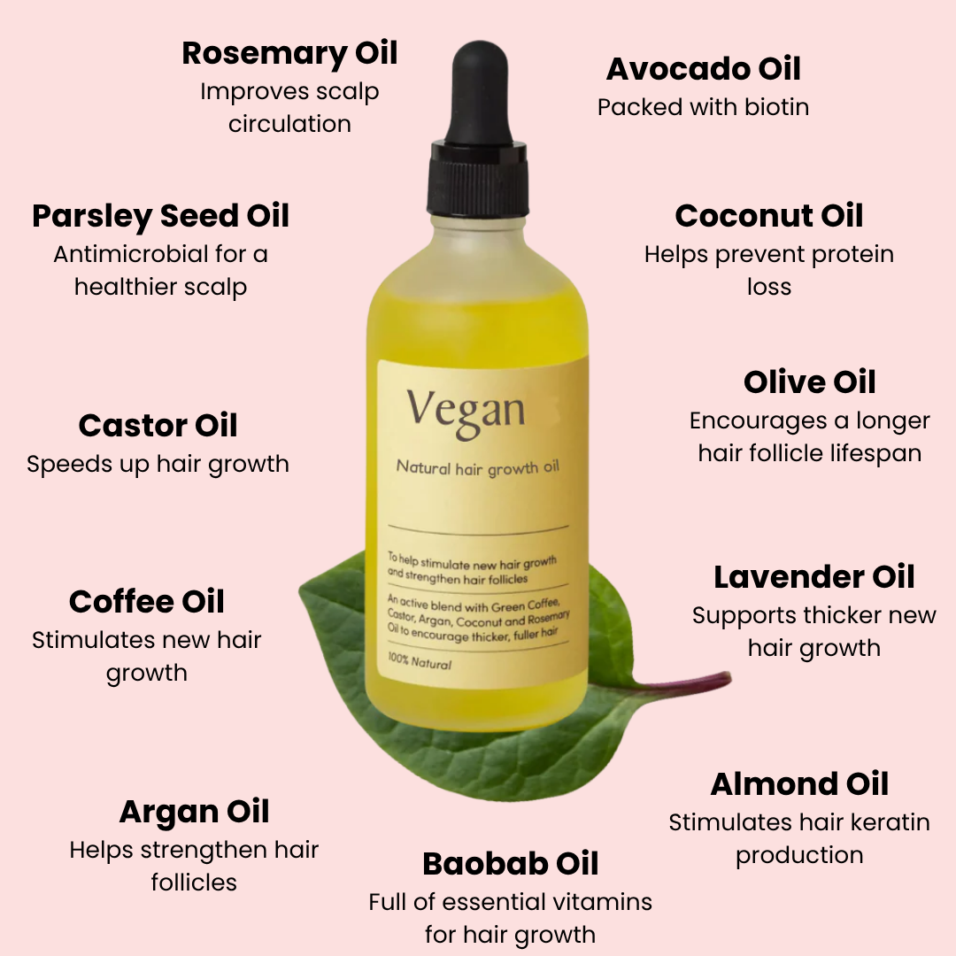 Natural Vegan Hair Growth Oil