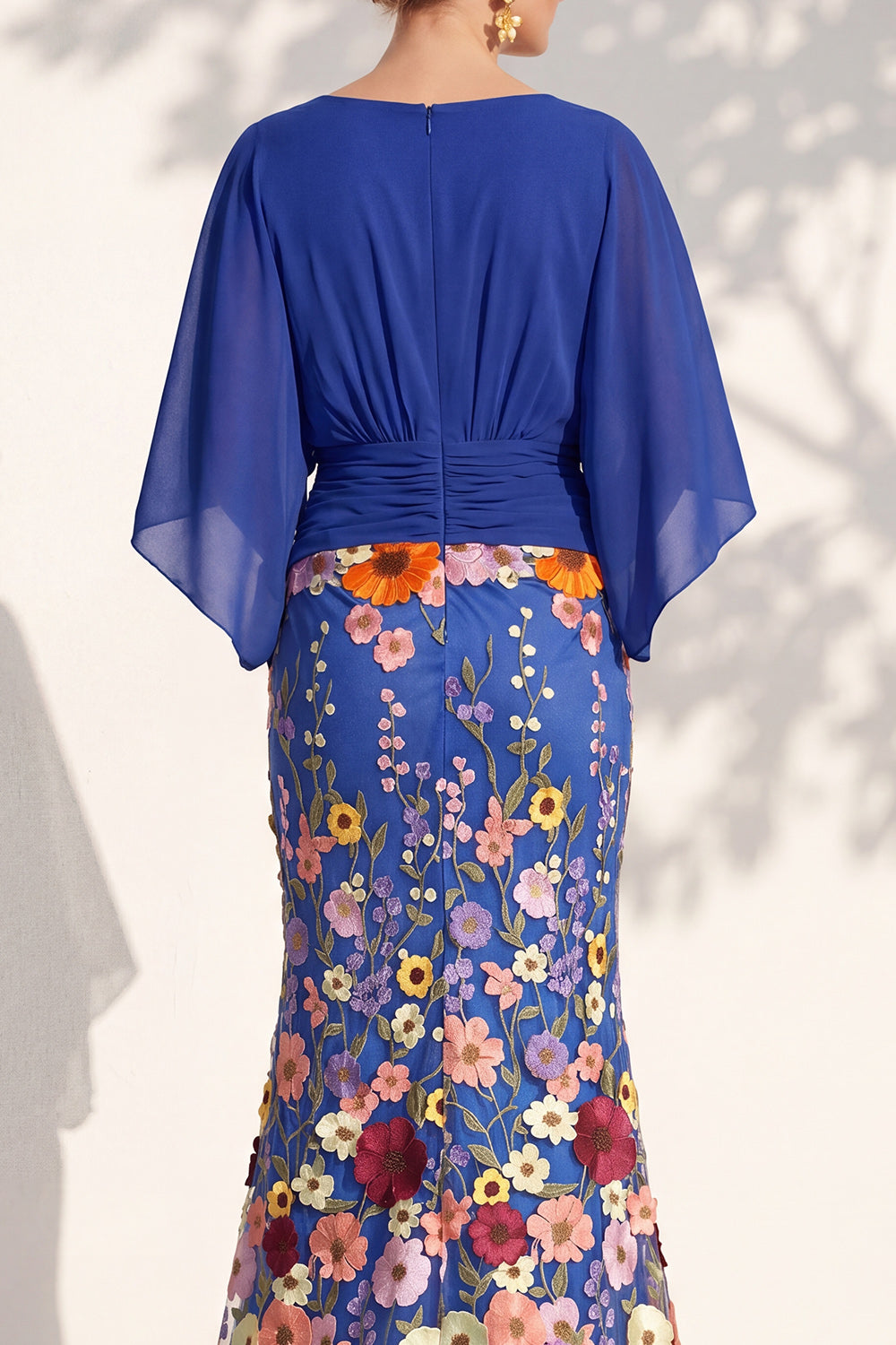 Severine Lilac V-Neck Dress