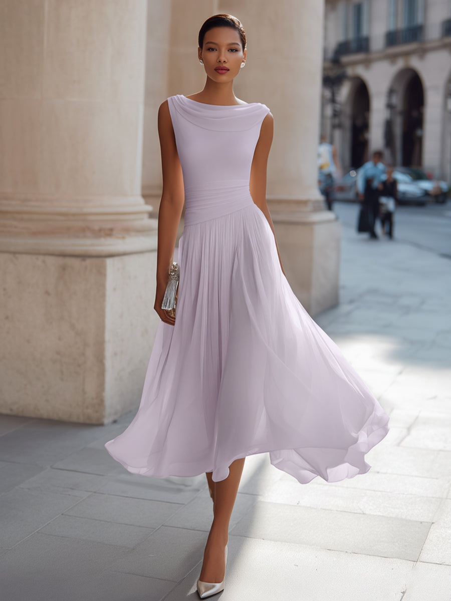 Eleonora Pleated Maxi Dress