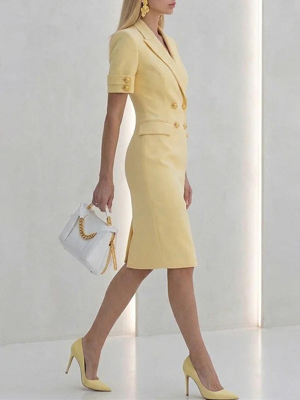 Coralie Yellow Blazer