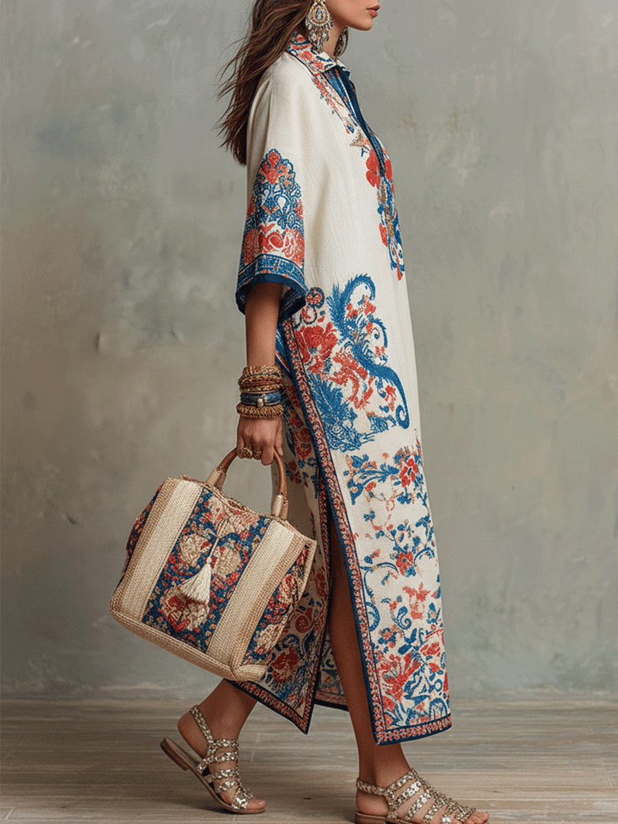 Marguerite Ivory Floral Midi Dress