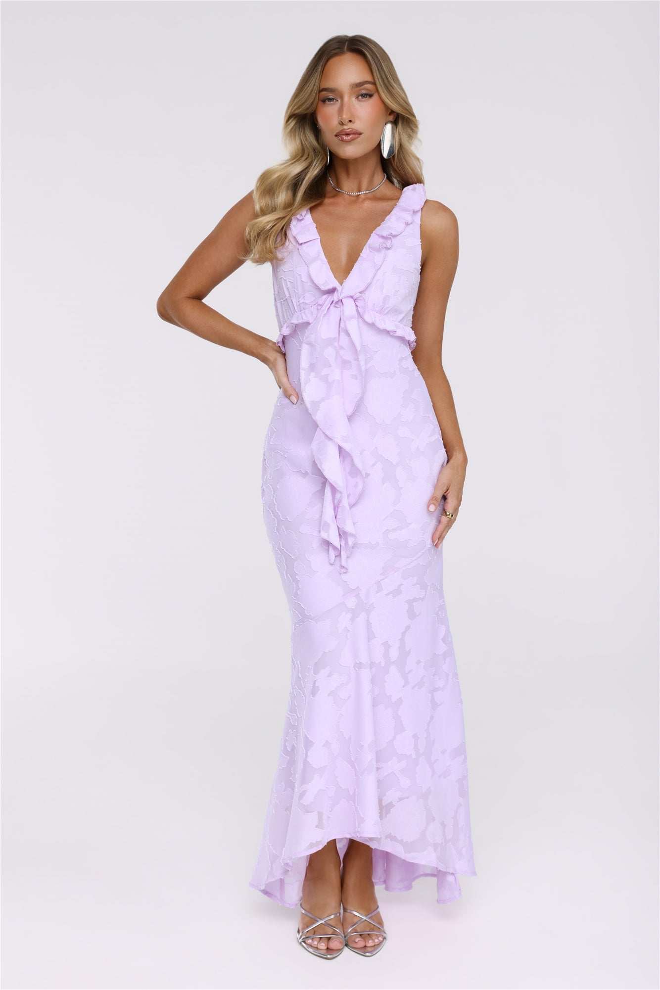 Vivi Lilac Maxi Dress