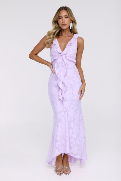 Vivi Lilac Maxi Dress