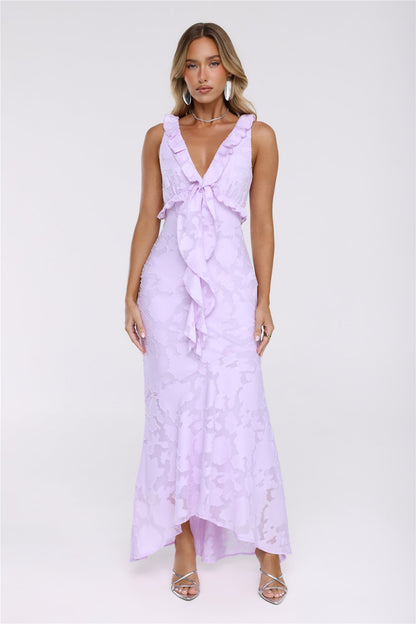 Vivi Lilac Maxi Dress