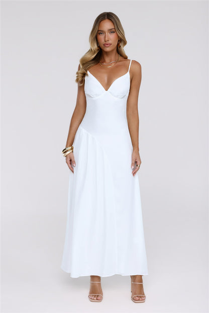 Seraphina White Maxi Dress