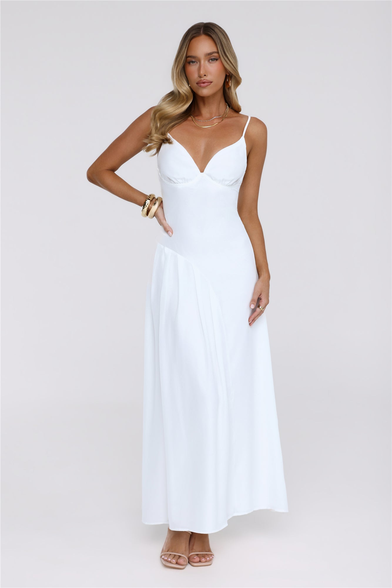 Seraphina White Maxi Dress