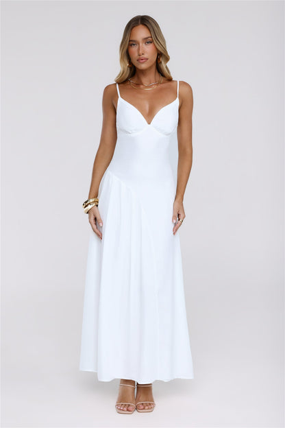Seraphina White Maxi Dress