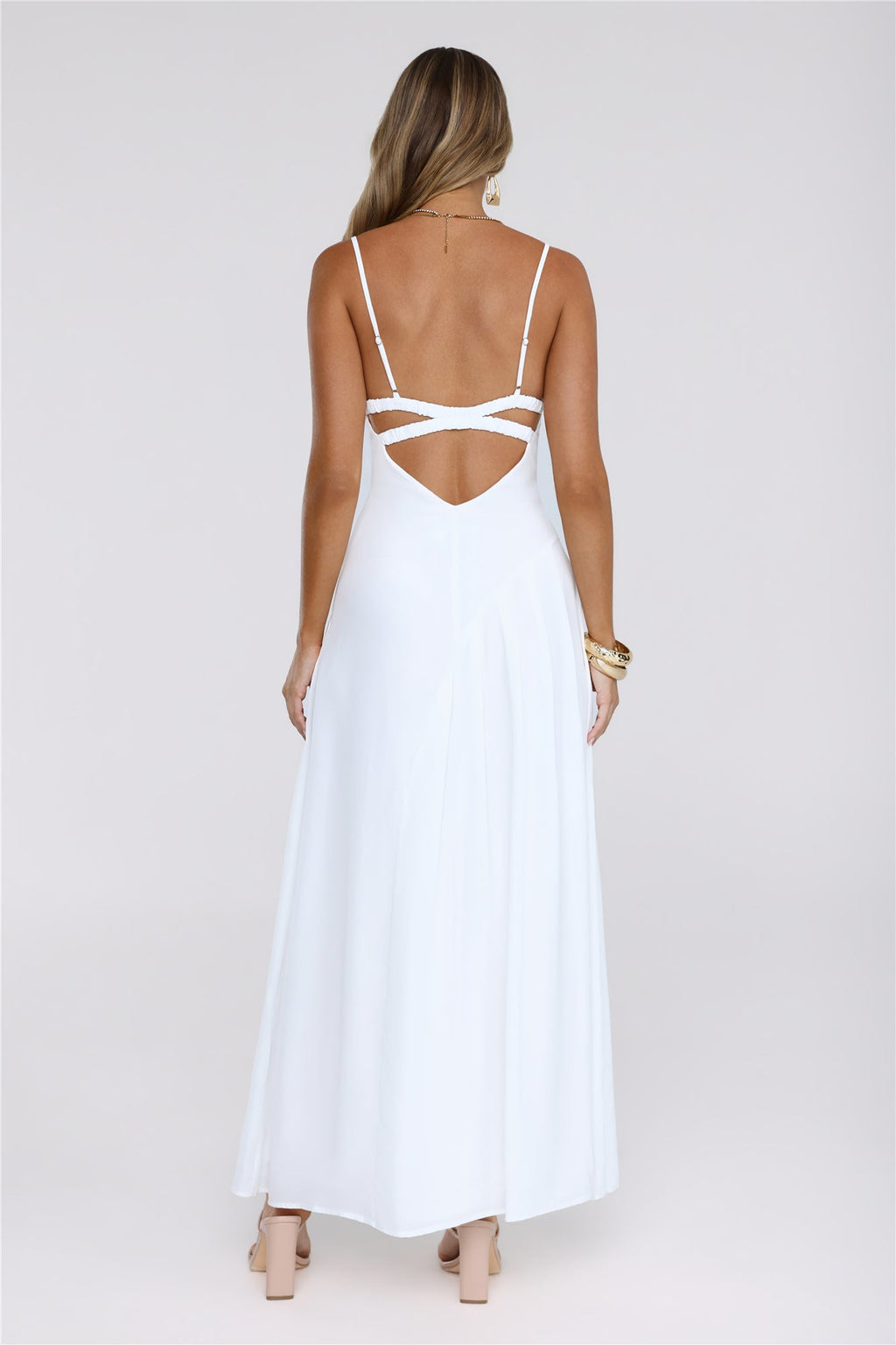 Seraphina White Maxi Dress