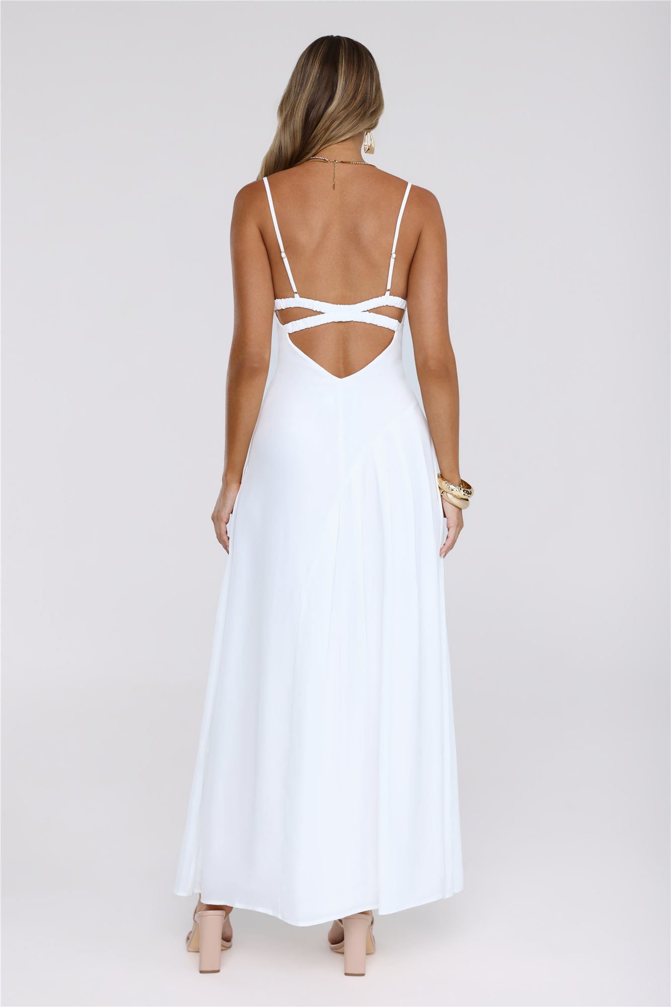 Seraphina White Maxi Dress