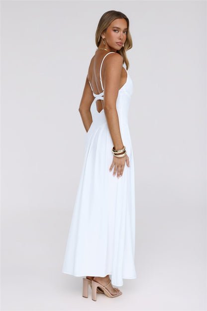 Seraphina White Maxi Dress
