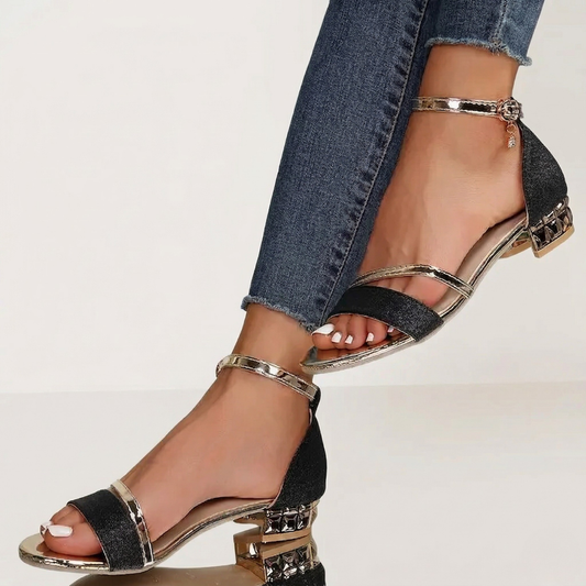 Women’s Open-Toe Heel Sandals – Lightweight Everyday Shoes