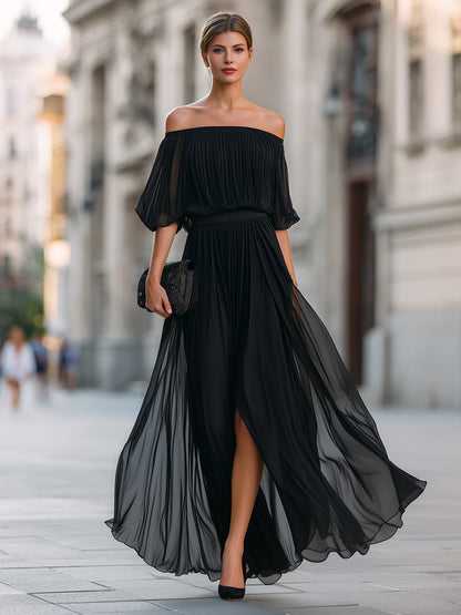 Callie Off-Shoulder Maxi Dress