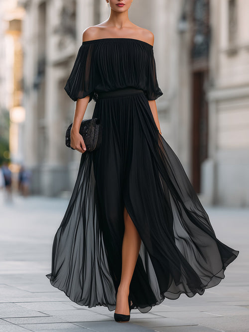 Callie Off-Shoulder Maxi Dress