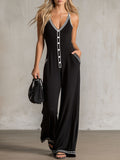 Della V-Neck Jumpsuit