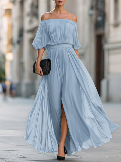 Callie Off-Shoulder Maxi Dress