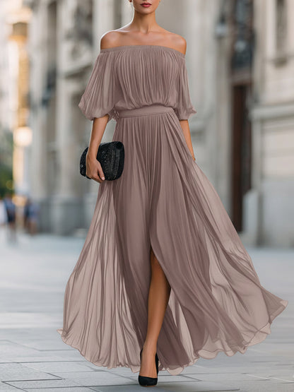 Callie Off-Shoulder Maxi Dress