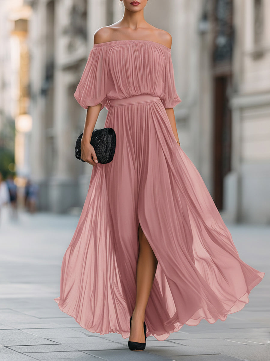 Callie Off-Shoulder Maxi Dress