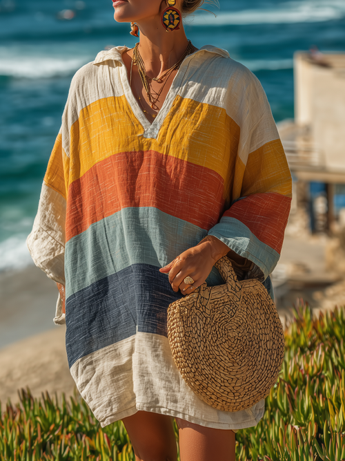 Belen Linen Mini Dress