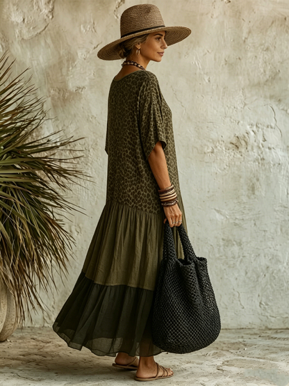 Aurelie V-Neck Maxi Dress