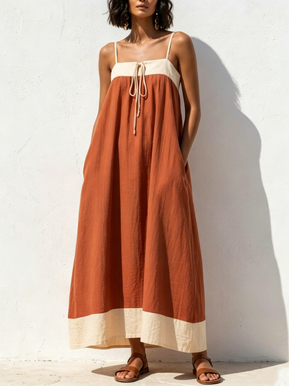 Colette Linen Maxi Dress