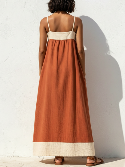 Colette Linen Maxi Dress