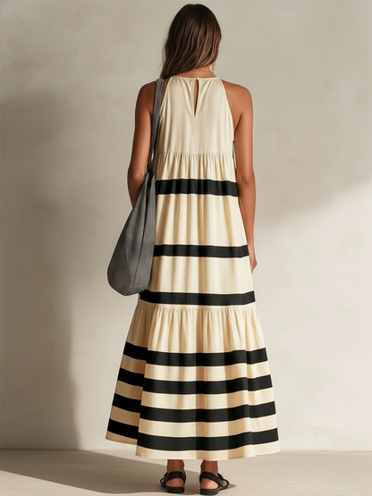 Albertine Linen Sleeveless Maxi Dress
