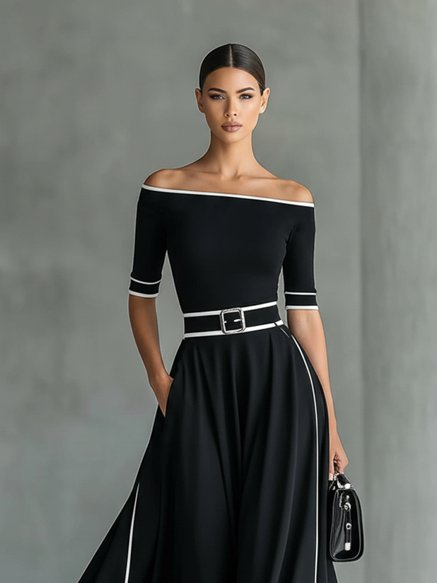 Helena White Off-Shoulder Co-ord Set