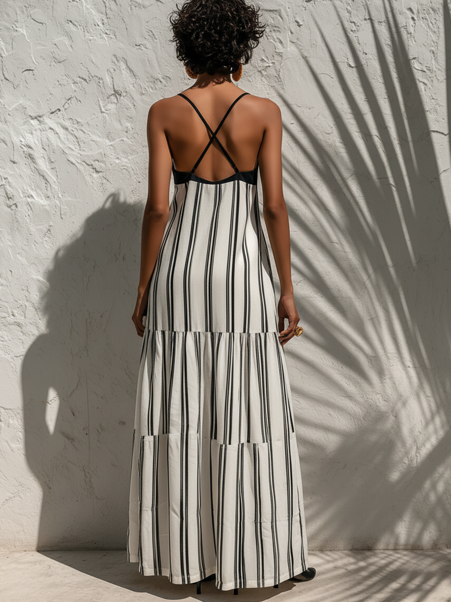 Orla Linen V-Neck Dress
