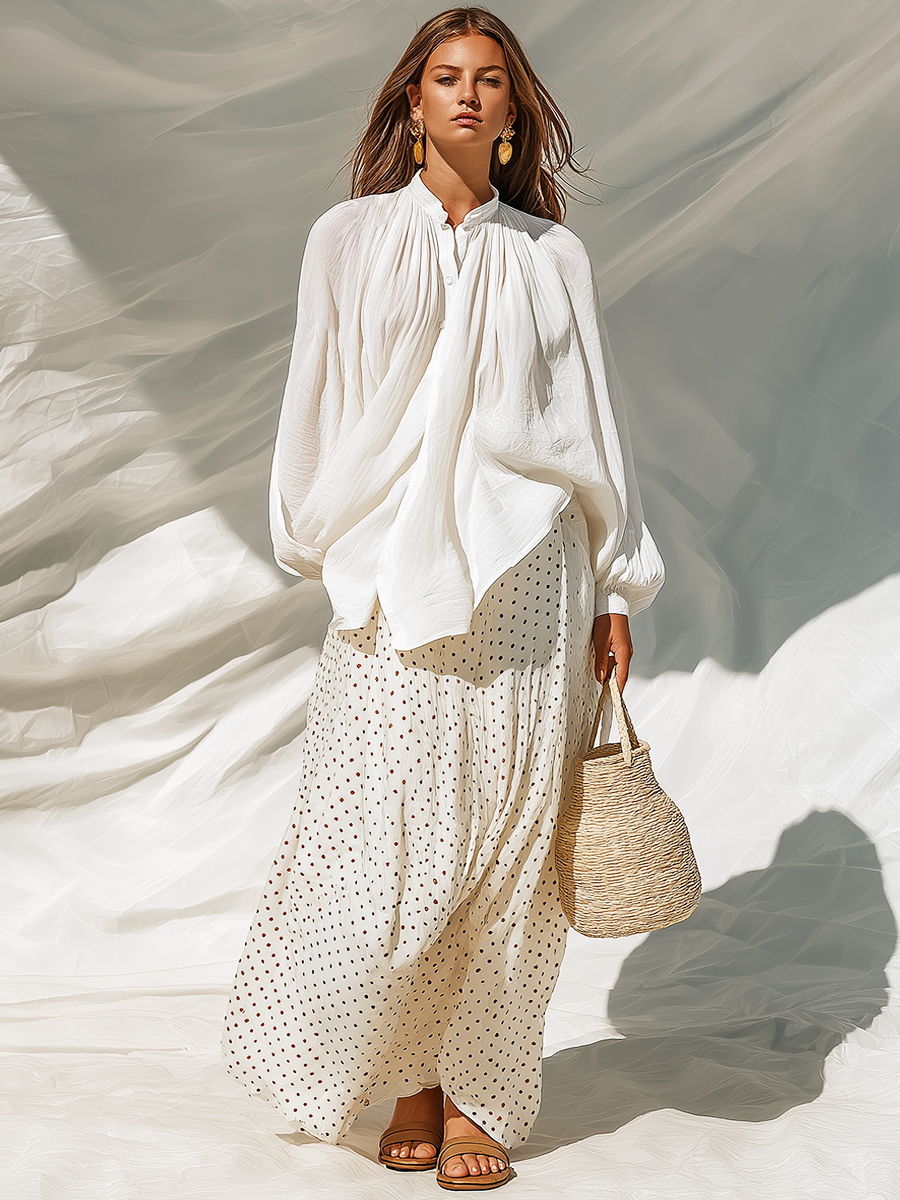 Eudora Linen Long Sleeve Co-ord Set