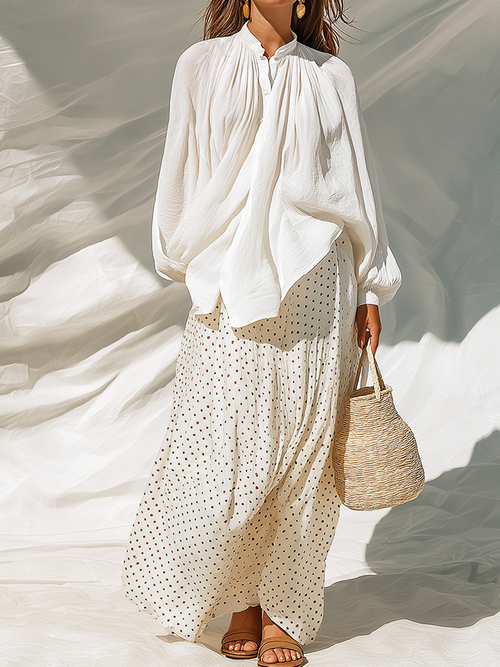 Eudora Linen Long Sleeve Co-ord Set