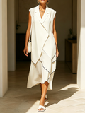 Paloma White Midi Dress