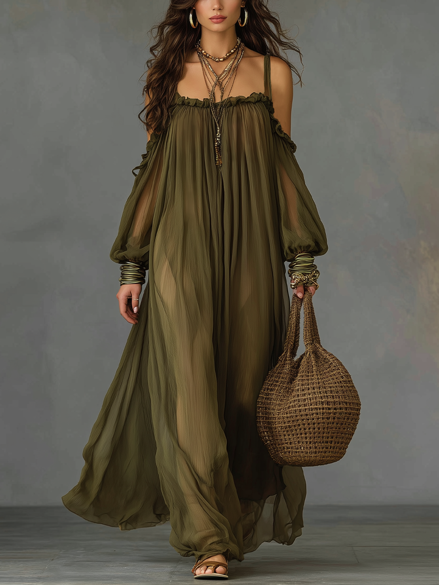 Margaux Off-Shoulder Maxi Dress