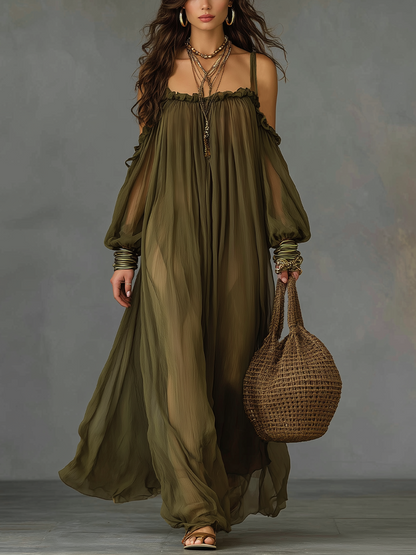 Margaux Off-Shoulder Maxi Dress