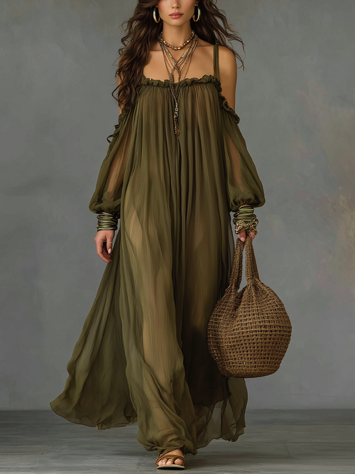 Margaux Off-Shoulder Maxi Dress