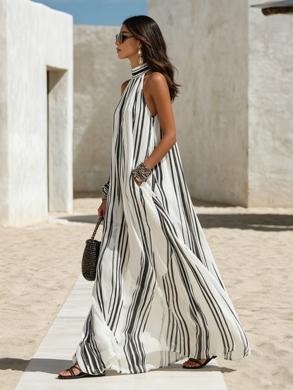 Josephine Chiffon Sleeveless Maxi Dress