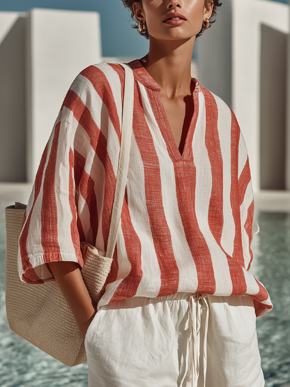 Elise Linen Blouse