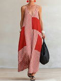 Adair Linen V-Neck Maxi Dress