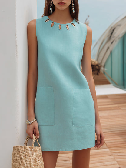 Noor Sleeveless Mini Dress