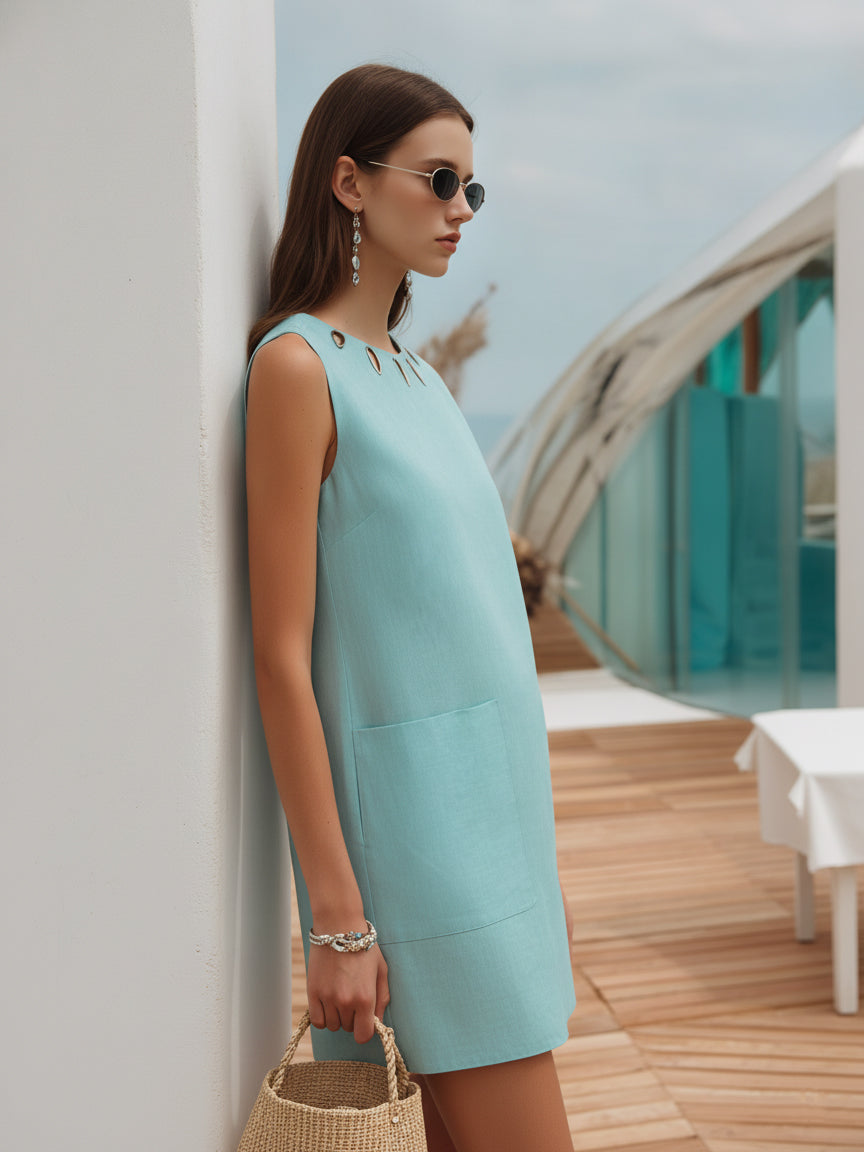 Noor Sleeveless Mini Dress