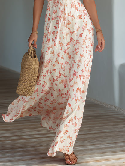 Romy Pink Halter Maxi Dress