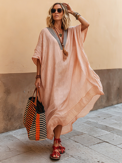 Nerys V-Neck Maxi Dress
