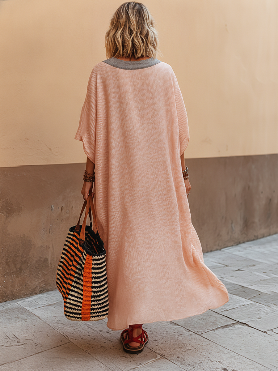 Nerys V-Neck Maxi Dress
