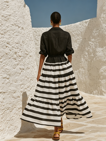 Isolde Linen Maxi Dress