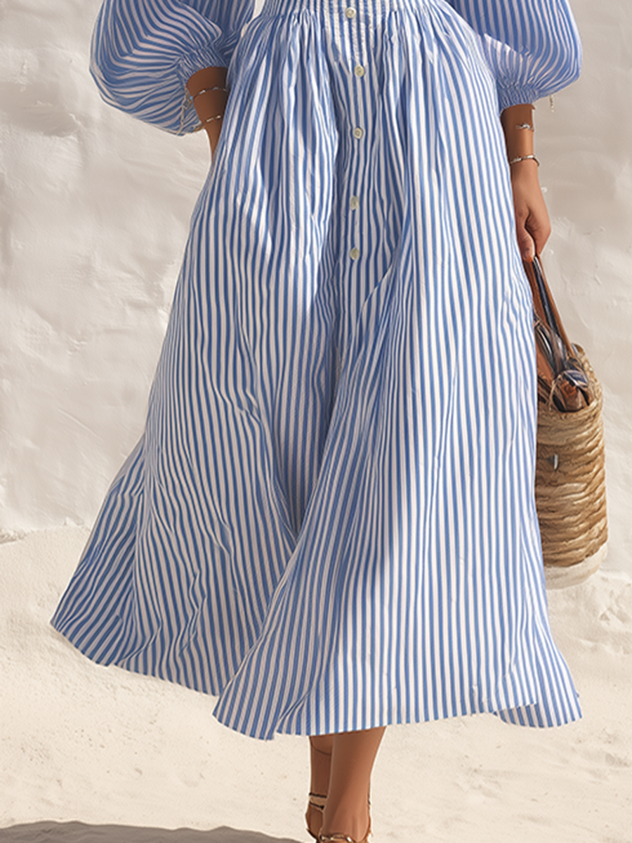 Odette White Off-Shoulder Maxi Dress