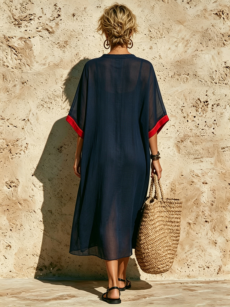 Oceane Chiffon Midi Dress