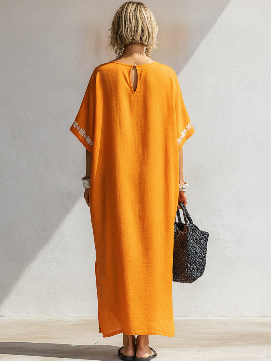 Greta Linen Maxi Dress