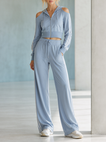 Betty Blue Off-Shoulder Co-ord Set