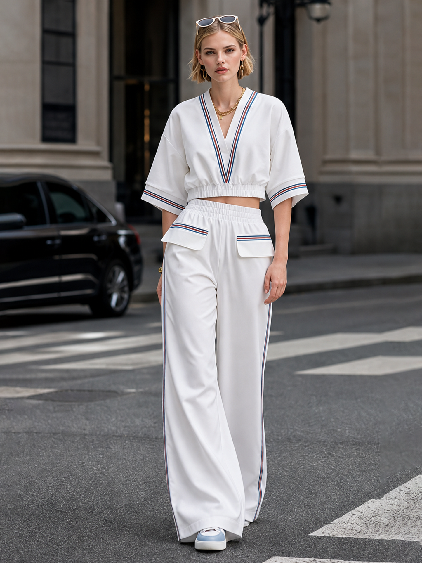Blythe V-Neck Co-ord Set