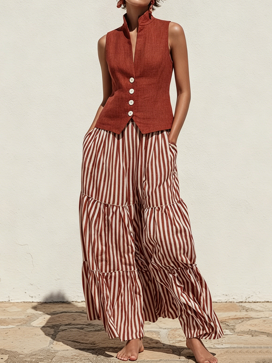 Wilhelmina Linen Co-ord Set